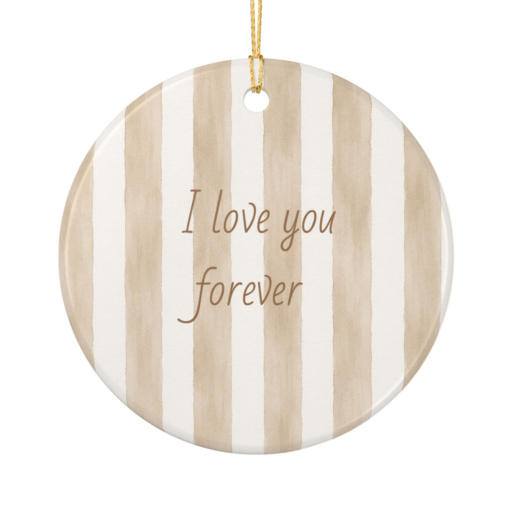 Engaged Emily & Alex Personalized Ceramic Ornament – February 14, 2026