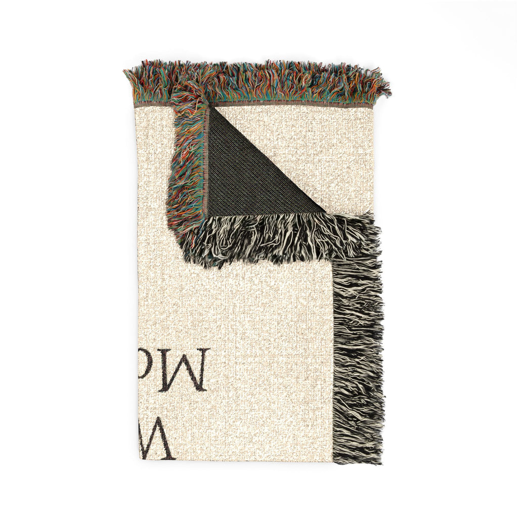 Personalized 'Will You Marry Me?' Woven Blanket — Custom Name Proposal Throw
