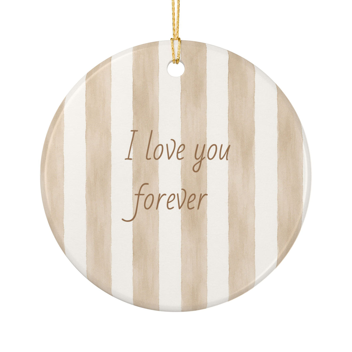 Engaged Emily & Alex Personalized Ceramic Ornament – February 14, 2026