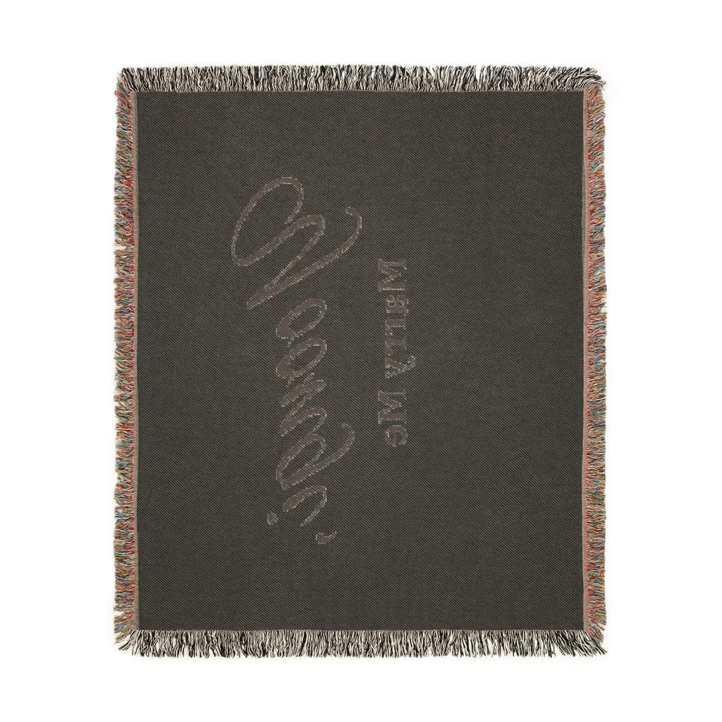 "Yoongi, Marry Me" OR Personalized Woven Blanket-Custom Proposal throw/tapestry