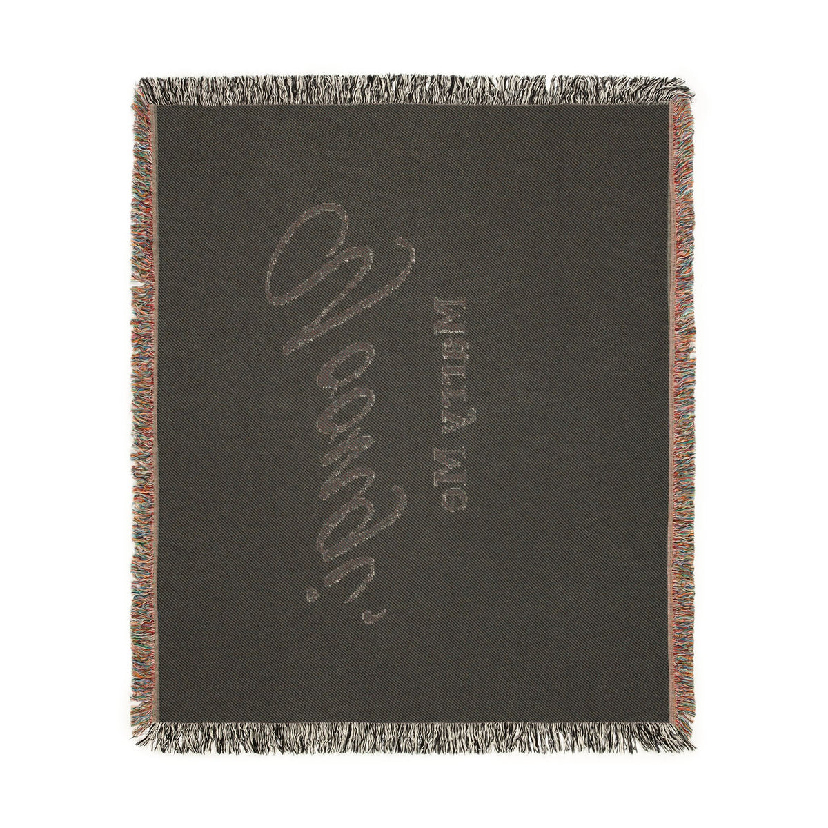 "Yoongi, Marry Me" OR Personalized Woven Blanket-Custom Proposal throw/tapestry