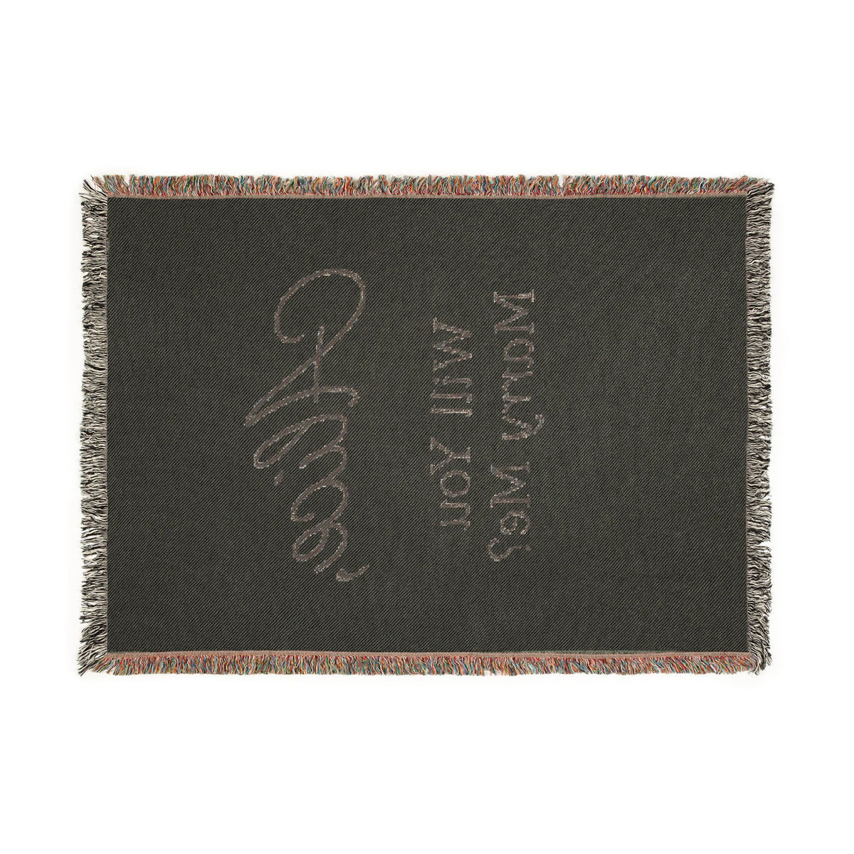 Personalized 'Will You Marry Me?' Woven Blanket — Custom Name Proposal Throw