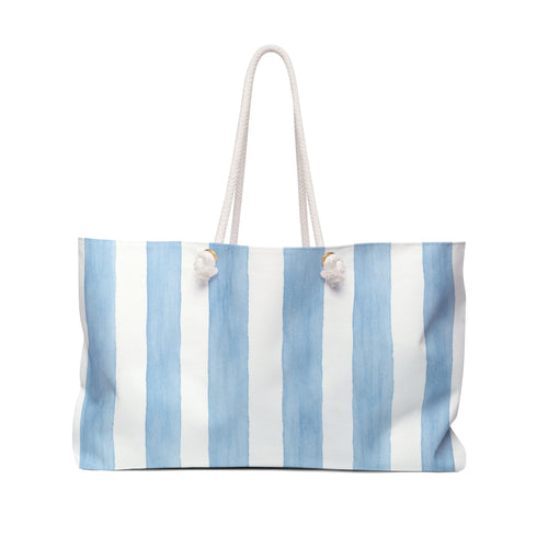 At The Cape Weekender Bag - Blue Coastal Stripe