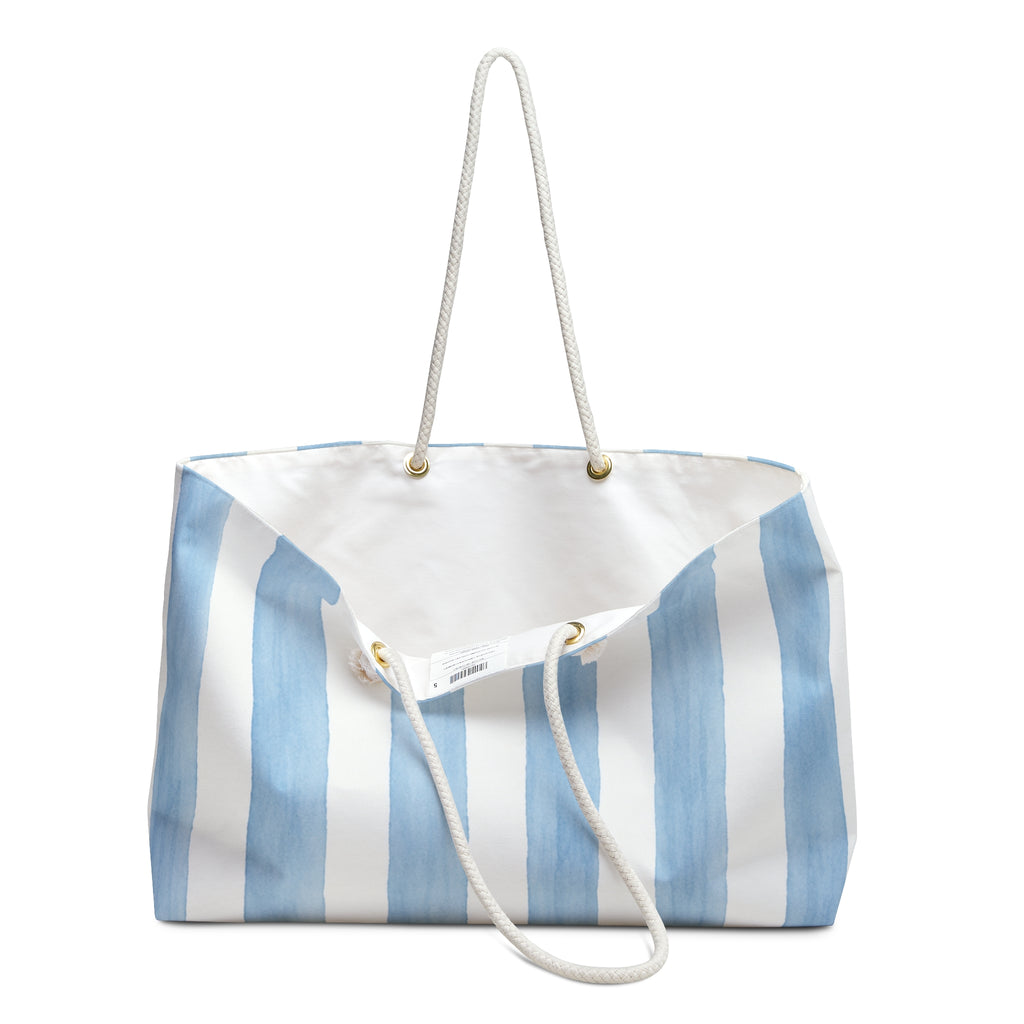 At The Cape Weekender Bag - Blue Coastal Stripe