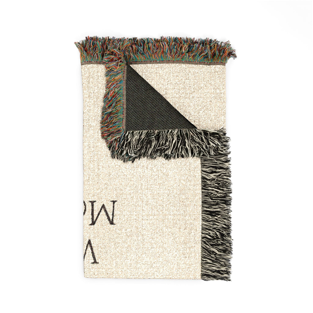Personalized 'Will You Marry Me?' Woven Blanket — Custom Name Proposal Throw
